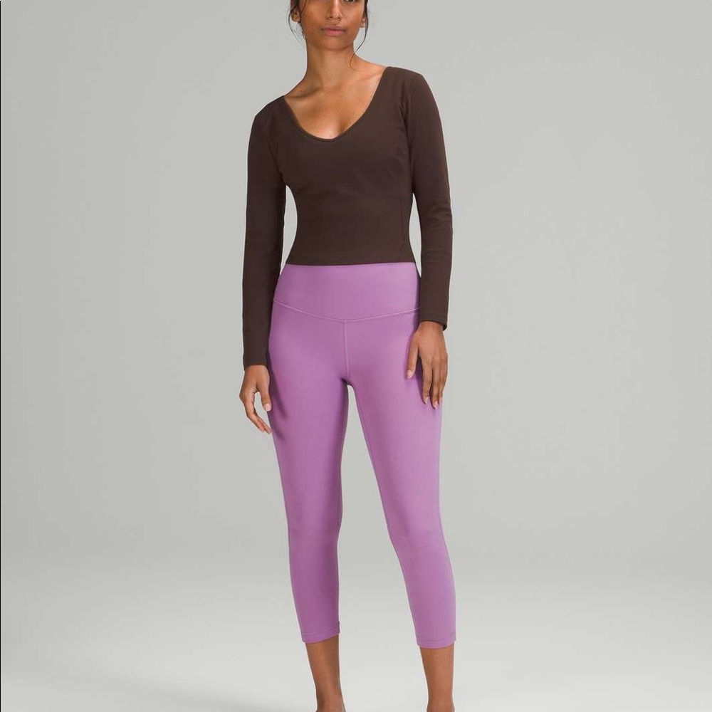 SOLD Lululemon Align Long Sleeve Shirt - French Press